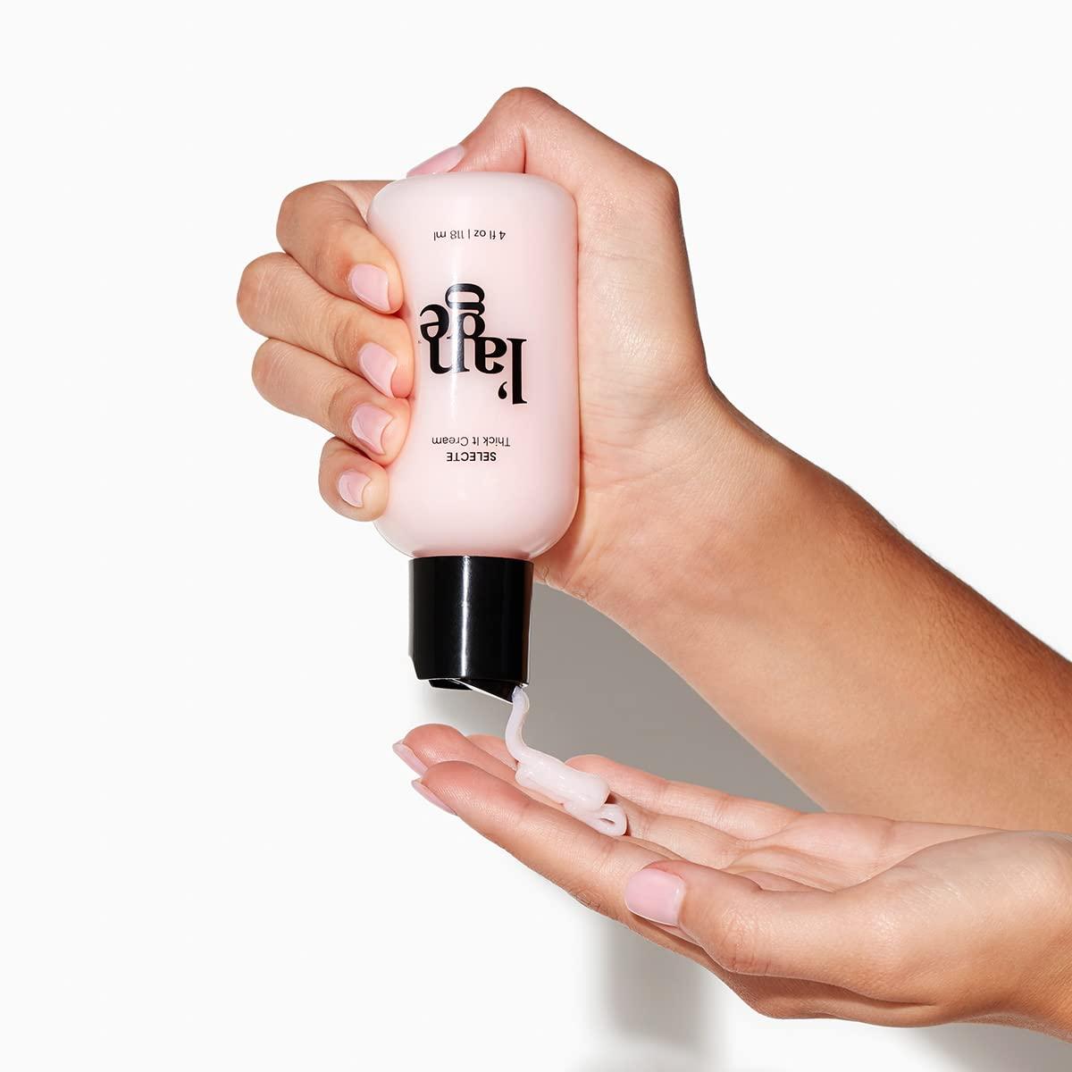 L'ANGE HAIR L'ANGE HAIR Selecte Thick It Cream | Lightweight Styling Cream for Thickness and Volume | Helps Add Texture, Body, and Definition | Free of parabens and sulfates