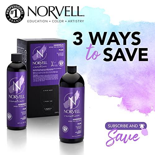 Norvell Norvell Premium Professional Sunless Tanning Spray Tan Solution - Venetian Plus, 1 Liter