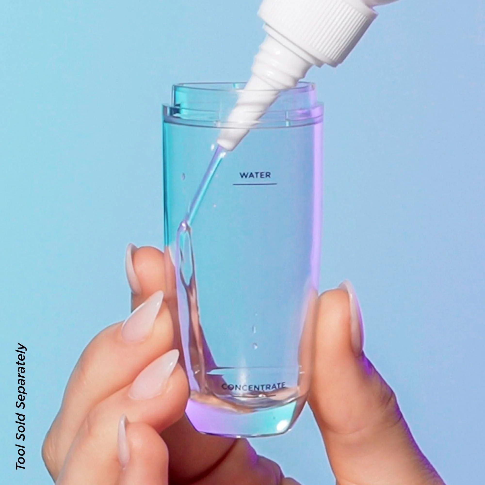 beautybio BeautyBio GLOfacial Hydro-Infusion Deep Pore Cleansing + Blue LED Clarifying Tool & Concentrates