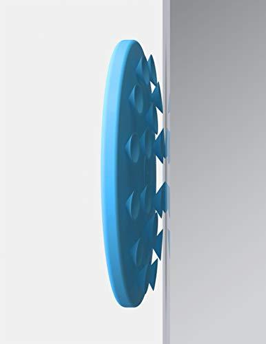 Zadro Zadro 3.75" Dia. Compact Mirror 12X Travel Magnifying Mirror 18 Strong Suction Cup Wall Mounted Makeup Mirror for Shower