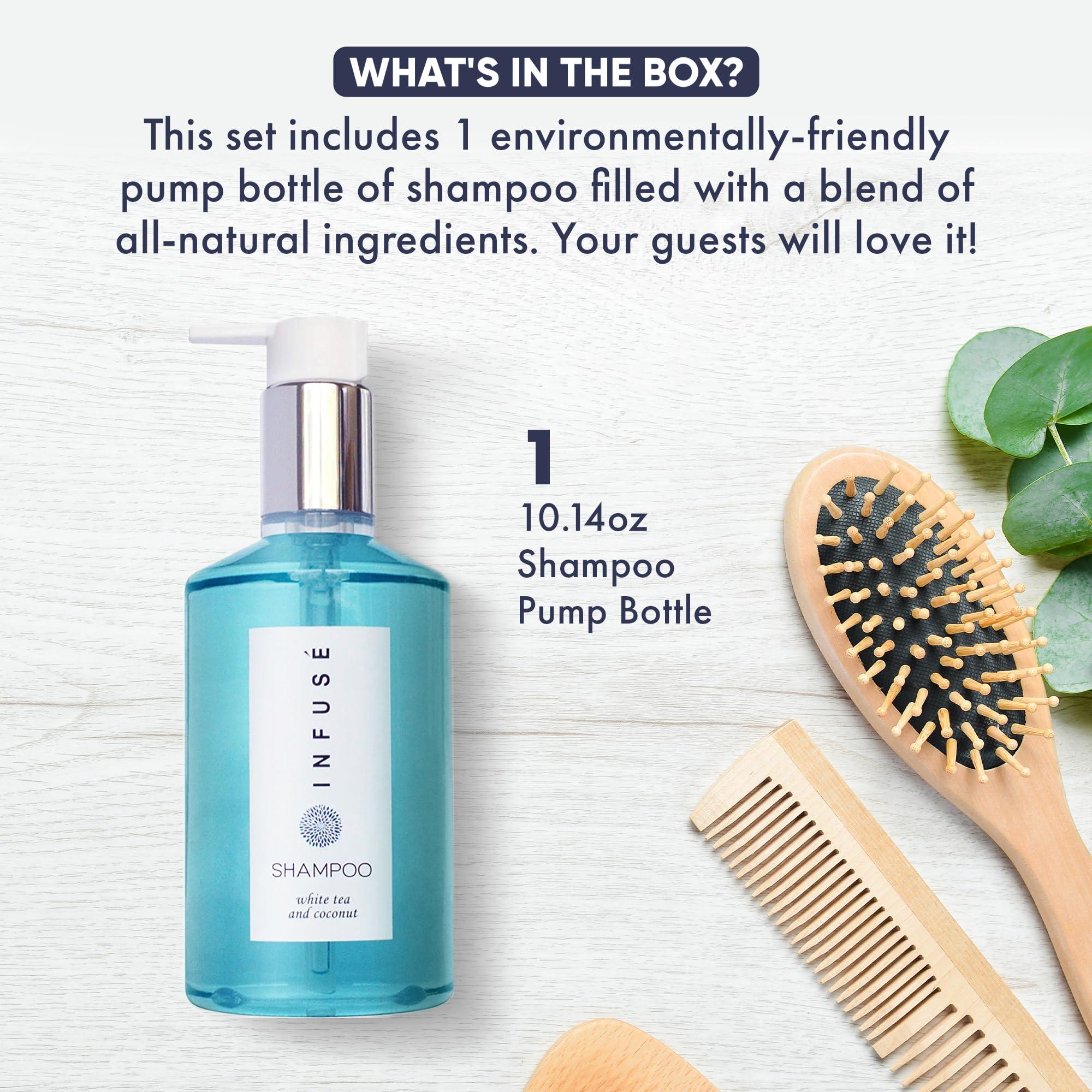 Terra Pure Terra Pure Infuse Shampoo, Retail Size Hotel Amenities, 10.14 oz. (Single)