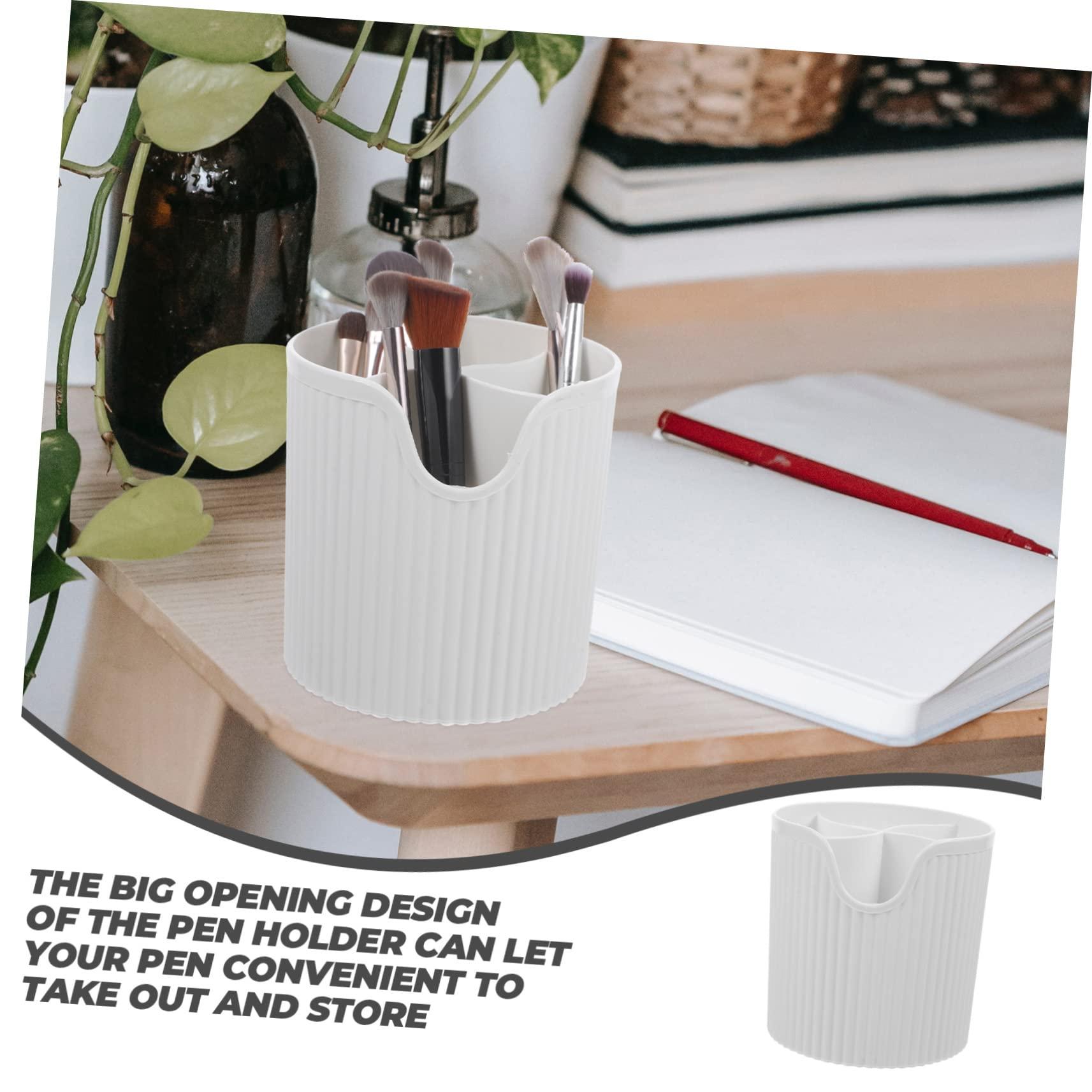 Mikinona Mikinona Makeup Brush Storage Organizer Holder for Desk PP Material Brush Holder Organizer Smooth Surface for Safe Use