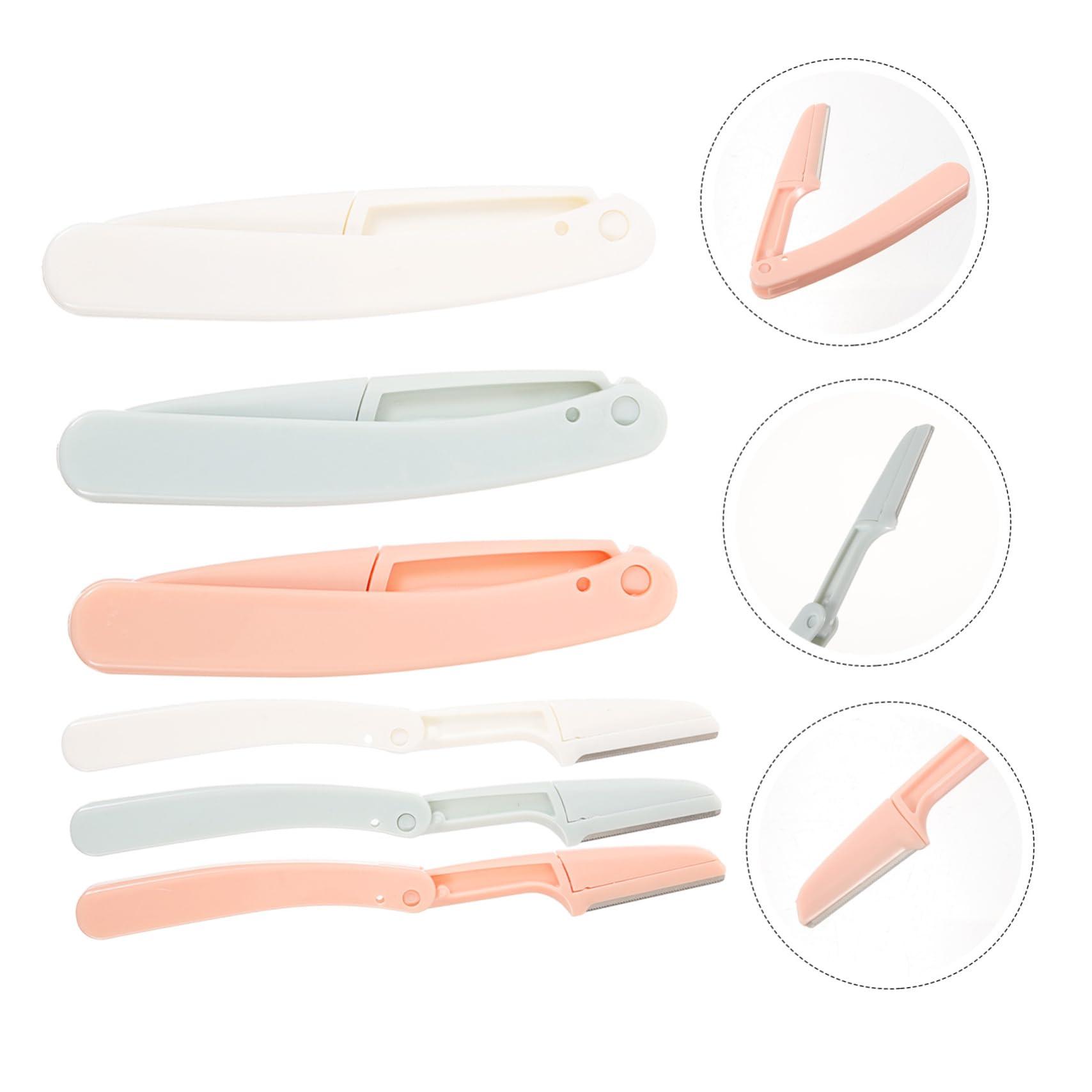TOVINANNA TOVINANNA 6pcs Eyebrow Shaver Knife Mini Shaver for Women Lady Shaver Shavemate Mini Mens Grooming Kit Razor for Face Eyebrow Trimmer Face Shaver for Women Facial Hair Facial Shaver