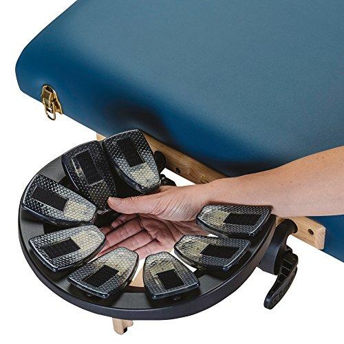 Earthlite EARTHLITE Massage Table Face Cradle CARESS - Self-Adjusting, Innovative Headrest with Luxurious Strata Face Pillow, Teal
