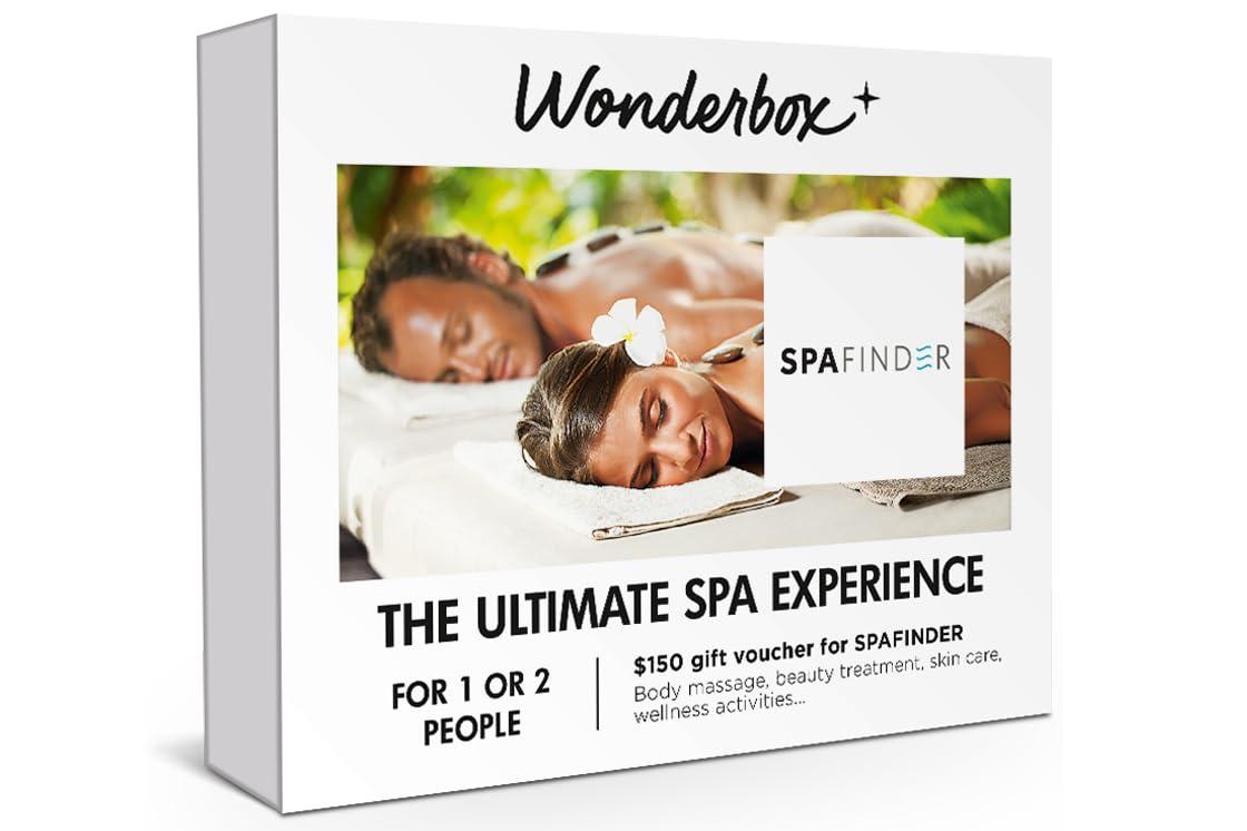 WONDERBOX Wonderbox Original Gift Idea - Experience Gift The Ultimate Spa Experience- Spa Finder Voucher - For 2 people Relaxing gift