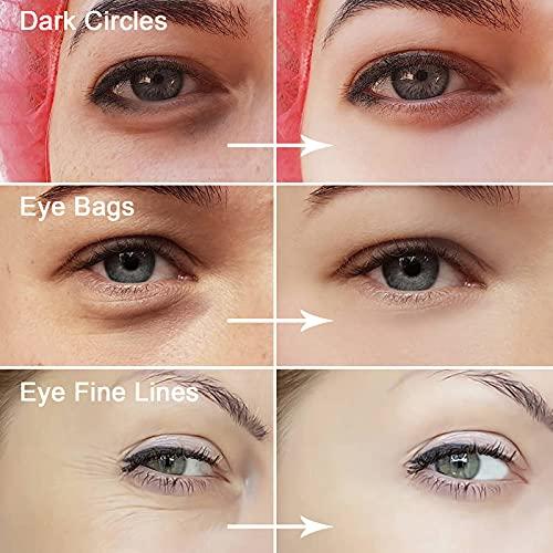 Permotary Permotary 30 Pairs Gel Collagen Eye Pads,Crystal Collagen Under Eye Mask for Moisturizing,Reducing Fine Lines&Dark Circles& Puffy Eyes Under Eye Patch for Women Men, Black