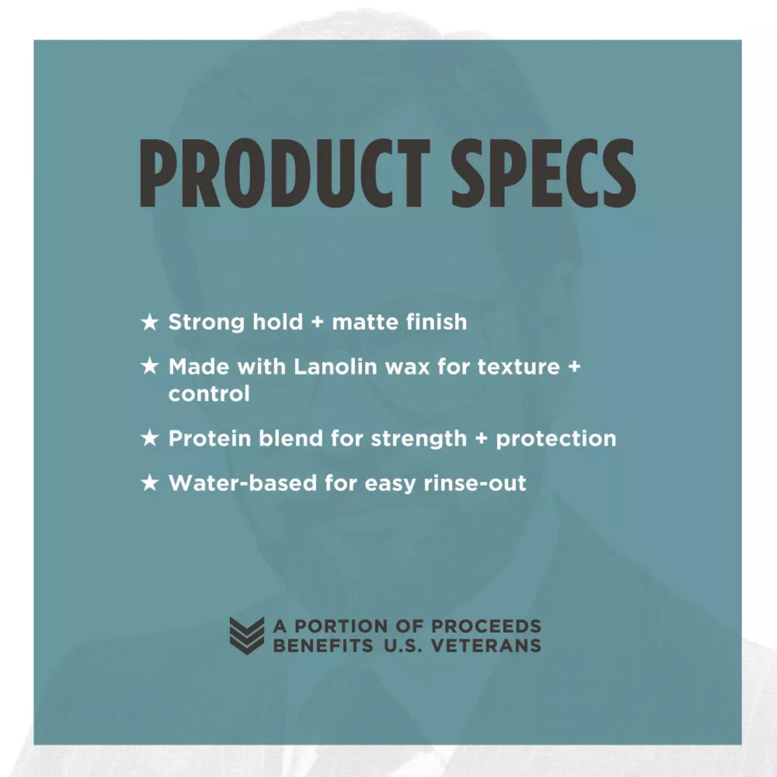 Duke Cannon Supply Co. Duke Cannon Supply Co. News Anchor Forming Cream - Medium to Strong Hold, Matte Finish, 4 oz. (Pack of 2)