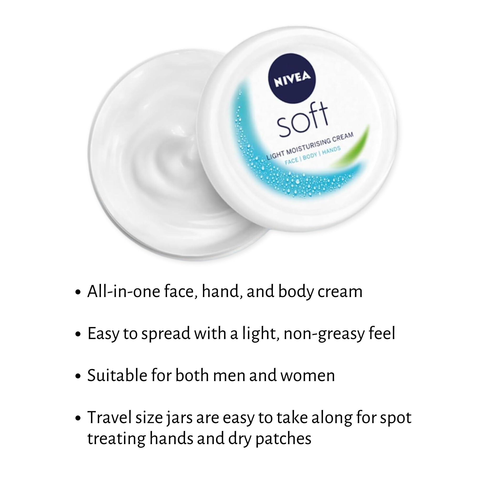 TINY SEED TINY SEED 6-Pack Travel Kit: Soft Cream Travel Size (0.84 oz each). Soft Moisturizing Cream for Face, Hands, and Body. Includes Complimentary Travel Zipper Pouch.