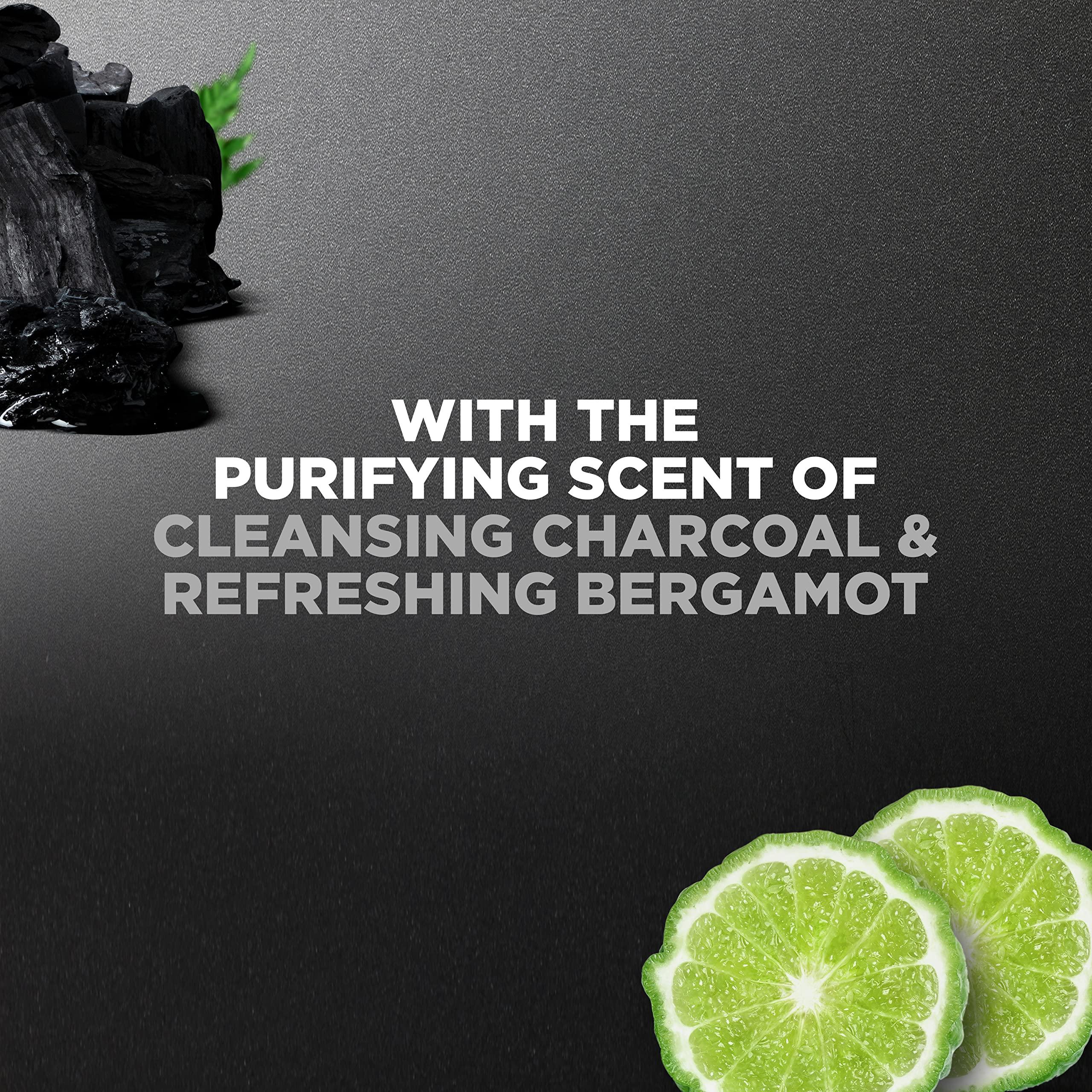 DOVE MEN + CARE DOVE MEN + CARE Elements Body Wash Charcoal + Clay, Effectively Washes Away Bacteria While Nourishing Your Skin, Gray, 18 Fl Oz