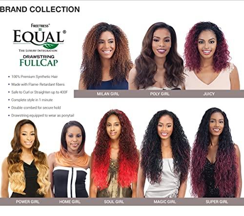Equal FREETRESS EQUAL DRAWSTRING FULLCAP HALF WIG MAGIC GIRL (1B)