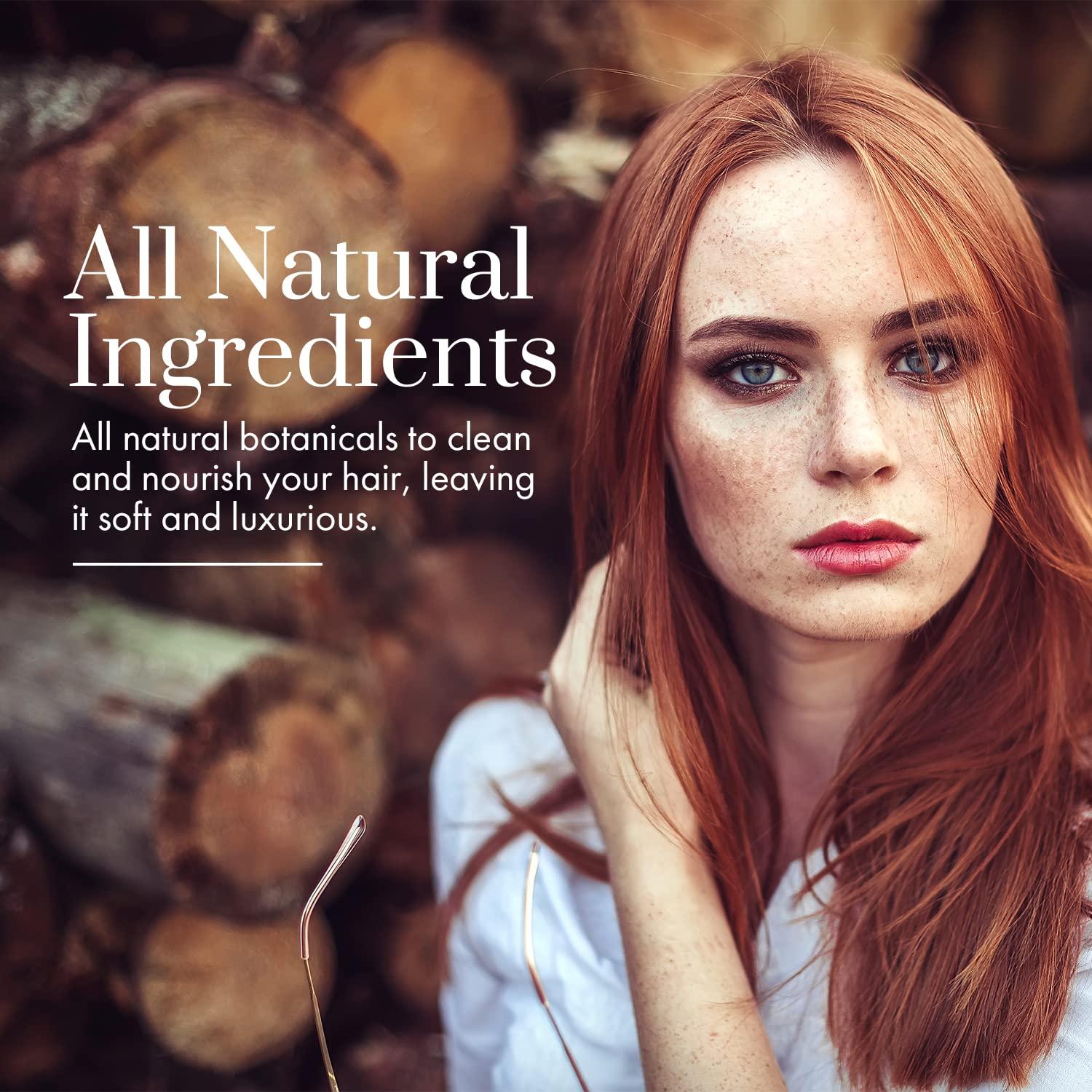 JUST FOR REDHEADS Just for Redheads Dream Shampoo and Leave In Conditioner - Complete Hair Care Products for Red Hair - Volumizing Shampoo and Conditioner Treatment, Natural or Red Dye Hair