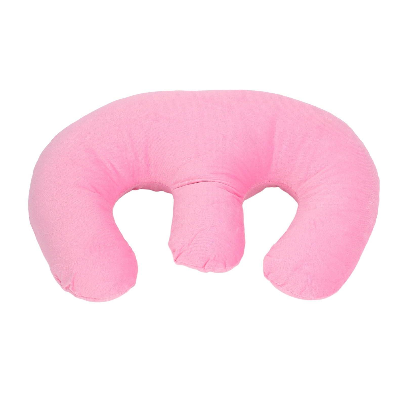 Cosiki Chest Pillow, Massage Table Pillow Women Chest Pillow Wrinkles Prevention Soft Massage Table Chest Cushion Pad with Removable Cover for Spa Salon