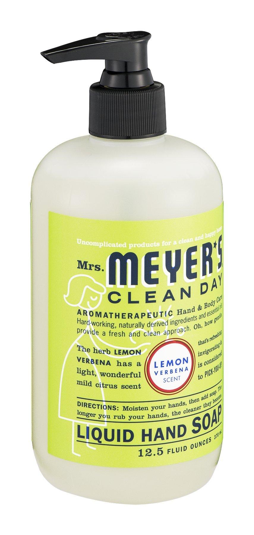 MRS. MEYER'S CLEAN DAY Mrs. Meyer\'s Clean Day Liquid Hand Soap Lemon Verbena 12.5 Fl Oz (Pack of 6)
