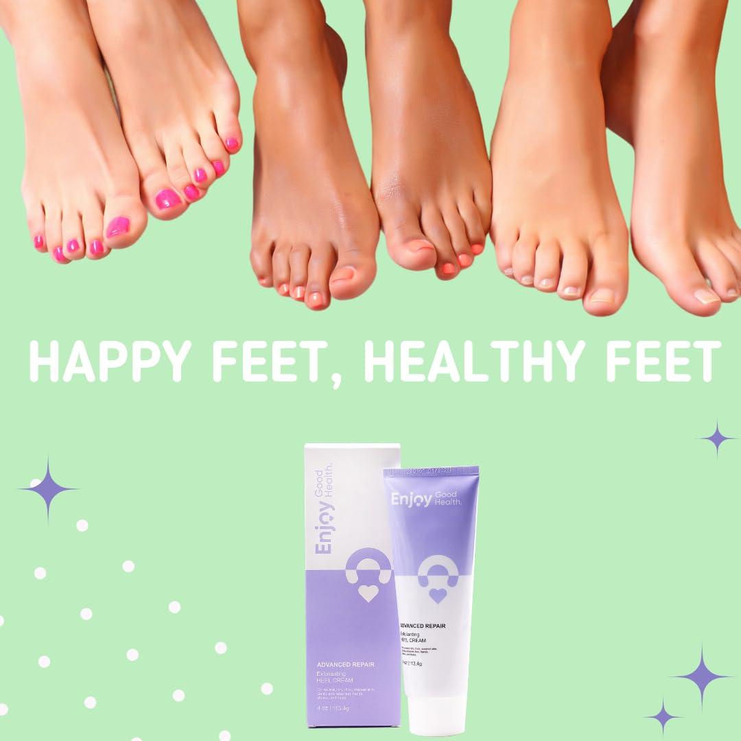 Enjoy Good Health. Enjoy Good Health. Urea 40% Cream for Dry, Cracked, Rough Feet, Hands, Elbows, Knees. Softens calluses and repairs skin barriers. Moisturizes and Hydrates.