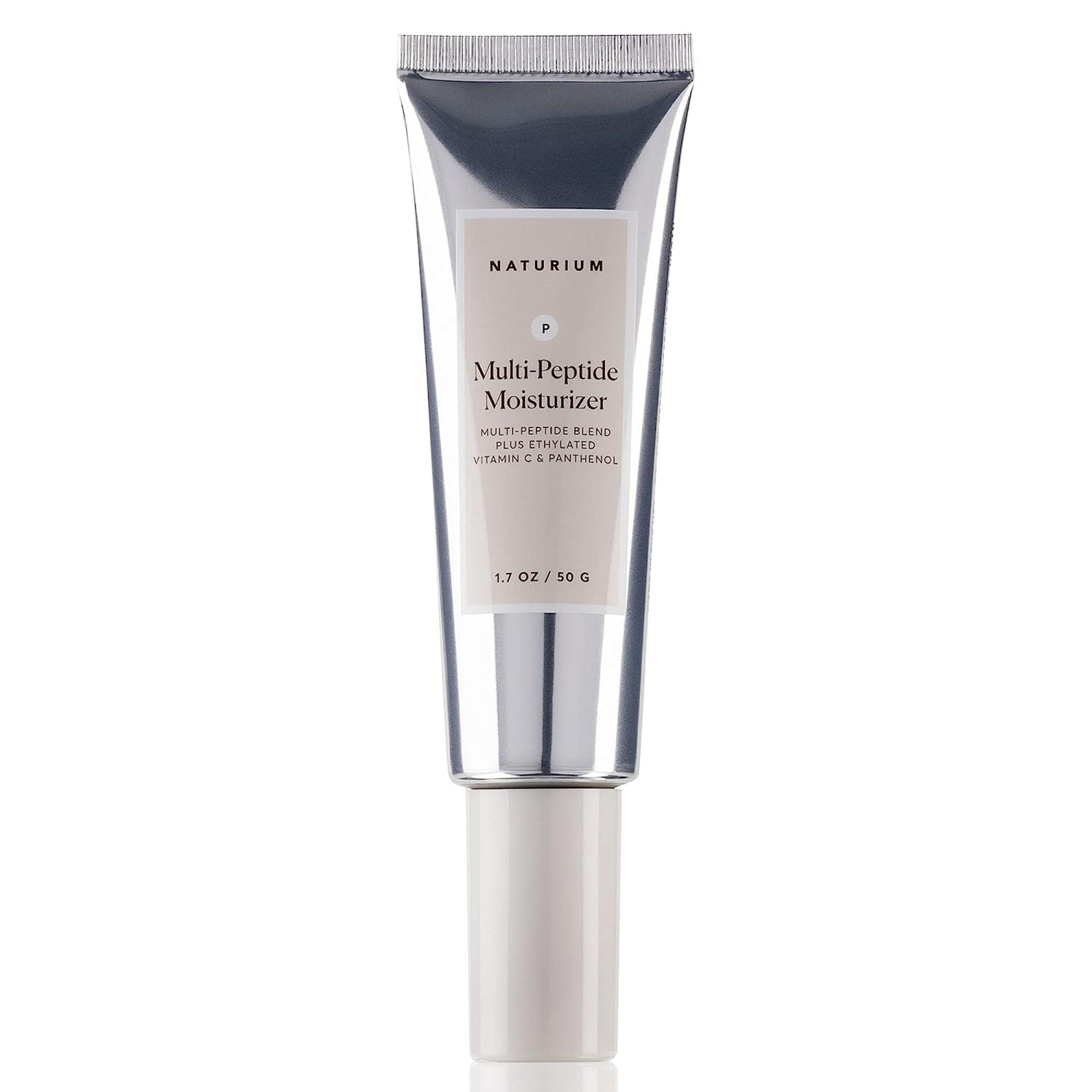 Naturium Naturium Multi-Peptide Moisturizer, Hydrating & Smoothing Skin Care, Moisturizes with Ethylated Vitamin C & Panthenol, 1.7 oz