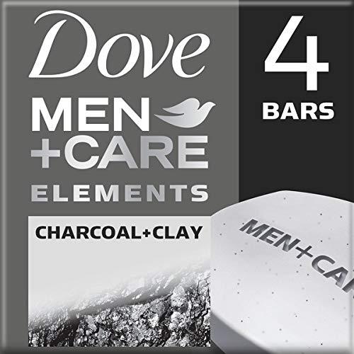 DOVE MEN + CARE Dove Men+Care Elements Body and Face Bar Charcoal + Clay 4 oz, 4 Bar