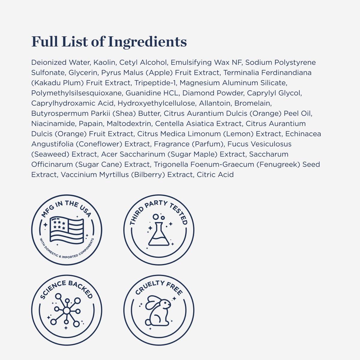 Beverly Hills MD Beverly Hills MD Firm + Balance Mineral Mask for Aging Skin- Exfoliating Clay Mask for Evening Complexion- Lift, Firm, Tighten Skin w/Pineapple & Papaya Enzymes, Tripeptides, Kakadu Plum