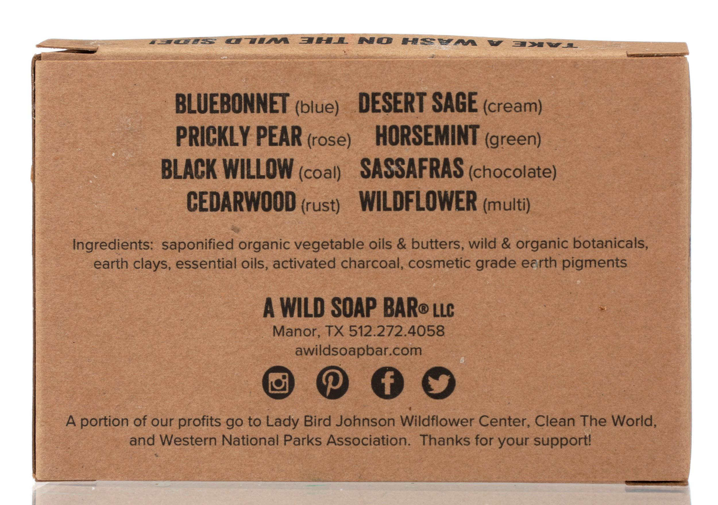 A Wild Soap Bar A Wild Soap Bar Wild Soap Sampler Gift Set, 8 Small All Natural Bar Soaps with Organic Ingredients, for Guests or Travel, Handmade