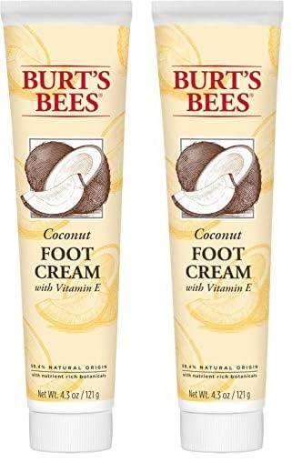 Burt\'s Bees Burt\'s Bees Coconut Oil Foot Cream, Package May Vary, 4.3 Oz (Pack of 2)