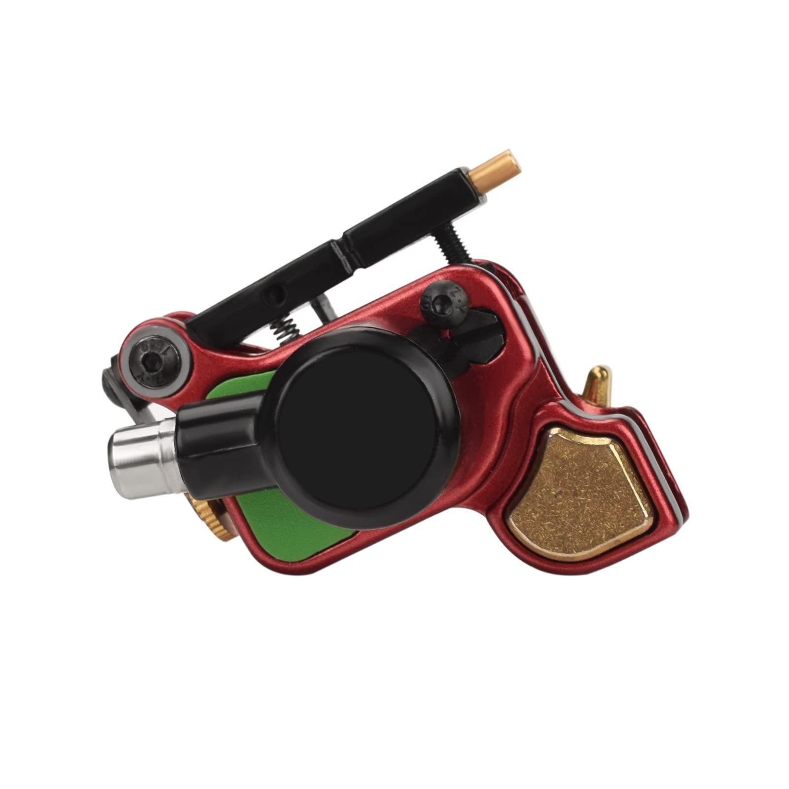 TTOOGO Professional Shrapnel Motor Tattoo Machine - Compact Design for Liner and Shader, Adjustable Needle Length, 9V 8000rpm, 157g Lightweight