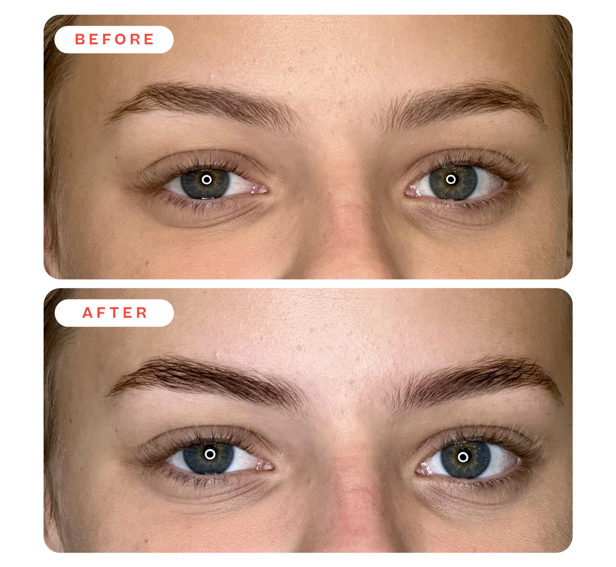 Hally Hair Hally Hair Brow Pal Eyebrow Tint, (Espresso for Blonde/Light Hair) - Gentle Temporary Eyebrow Gel Makeup for Women - Tinted Brow Gel for Defined & Fuller-Looking Eyebrows, Lasts Up to 3-5 Days, Vegan