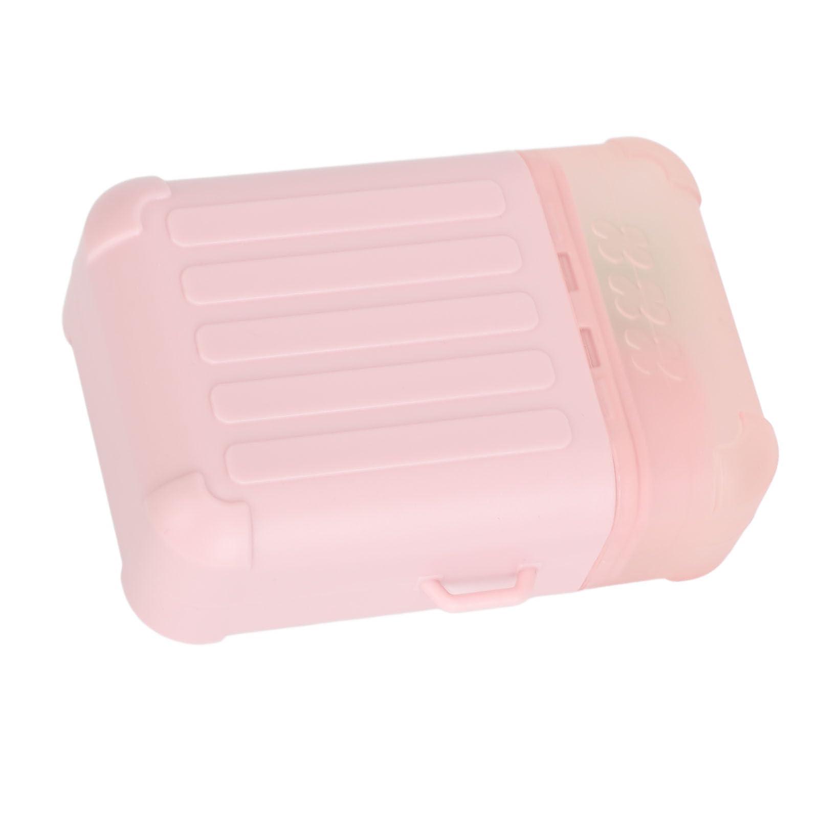 Generic Generic Ear Piercing Cleaner Set, Ear Piercing Cleaning Solution with 10ml Cleaning Solution Ear Hole Floss Earring Cleaner For Pierced Ears Earrings Hole Cleaner For Girls Women (Rose