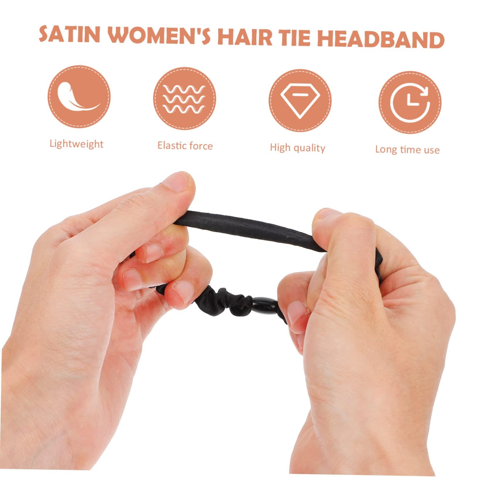 NOLITOY NOLITOY 15pcs Hair Ring Bulk Hair Spiral Hair Ties Hair Tie Holder No Crease Hair Ties Thick Hair Ties Soft Hair Ties Stretchy Hair Ties Hair Ties Ponytail Ties Black Fabric