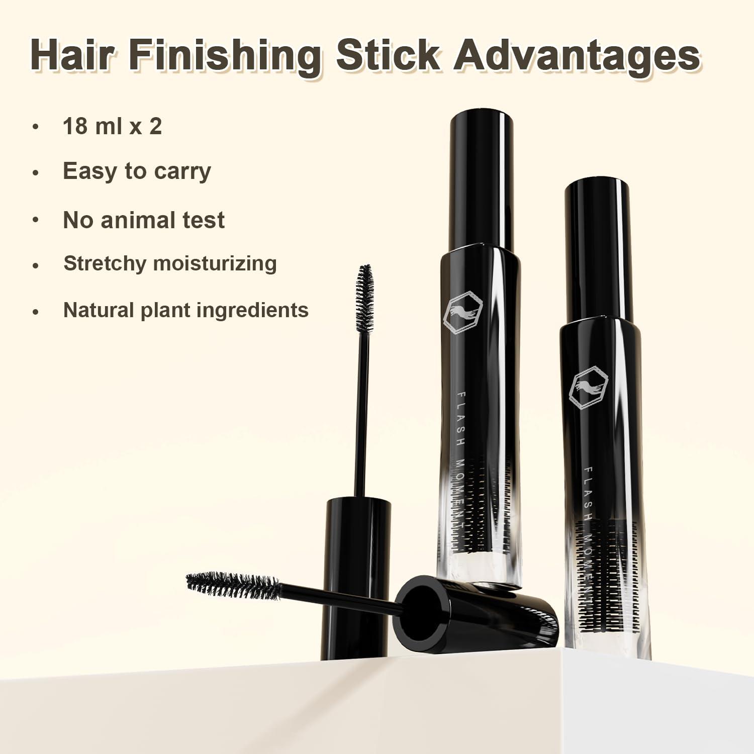 AnWoor AnWoor Fly Away Hair Tamer, Non-greasy Hair Wax/Gel Stick for Women for Broken Hair, Edge Control, Flyaways Long-Lasting Fixed Hair Styling, Works in 3 Seconds