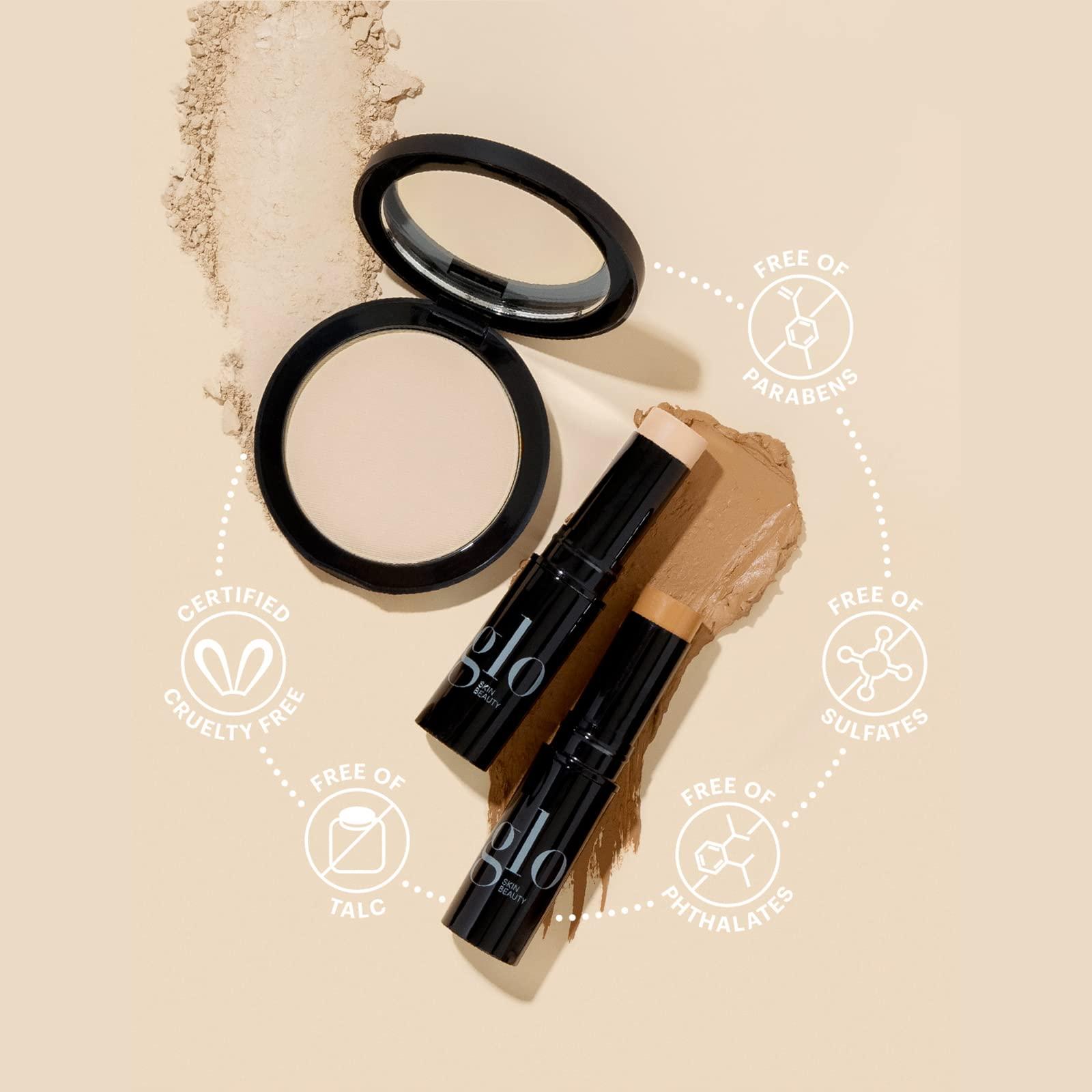 Glo Skin Beauty Glo Skin Beauty Pressed Base Powder Foundation Makeup (Honey Fair) - Flawless Coverage for a Radiant Natural, Second-Skin Finish