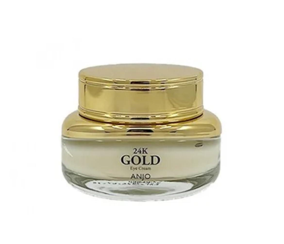 Anjo Generic Eye Cream 24K Gold Eye Cream Anti-Puffiness, Anti-wrinkle, Dark Circles by Anjo Unisex Rich Nutrion to the skin