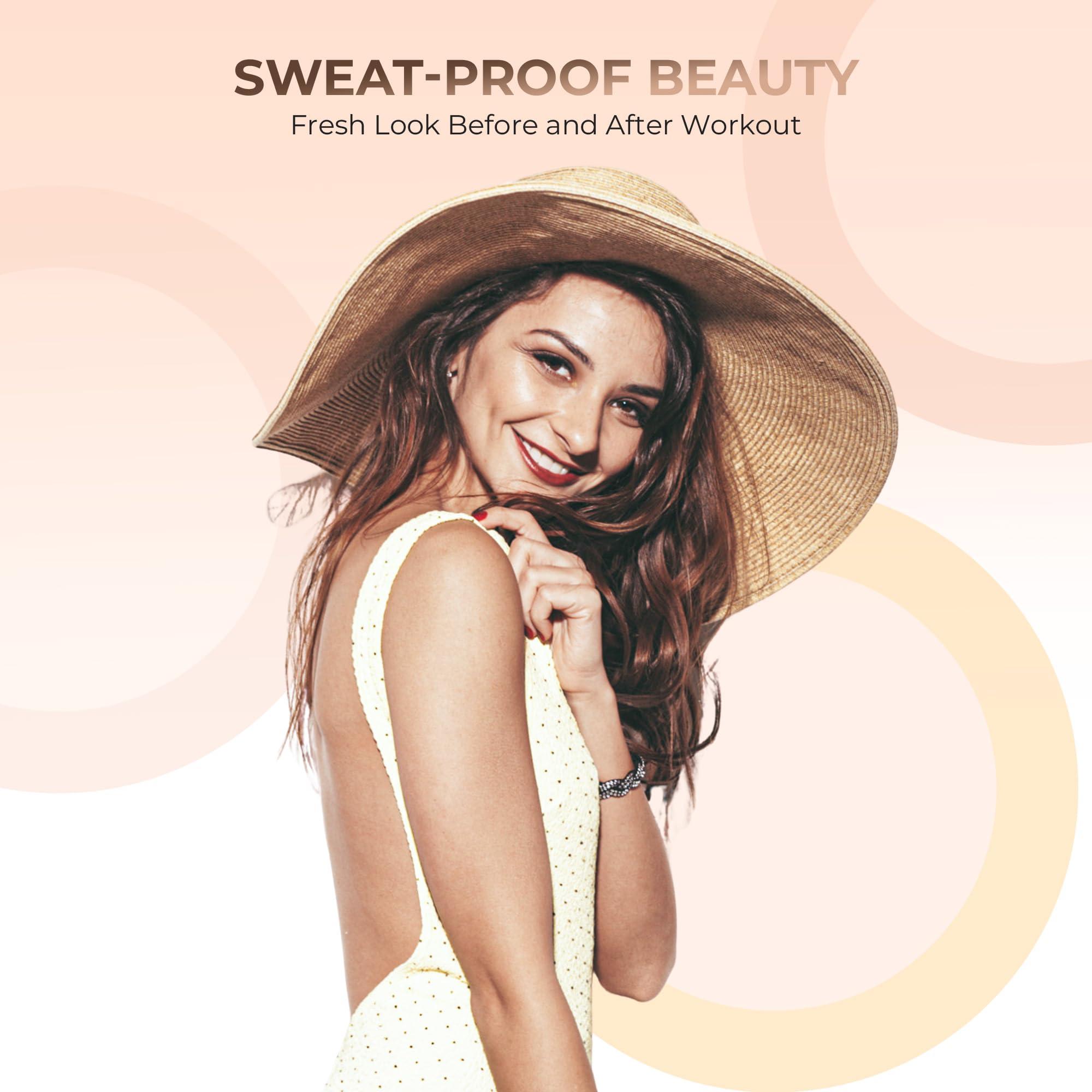 Sweet Face Minerals Sweet Face Minerals (Light Tan) (5gm Jar) FOUNDATION Mineral Makeup with SPF 18+, Full Coverage Matte Loose Powder, Bare Face Cosmetics