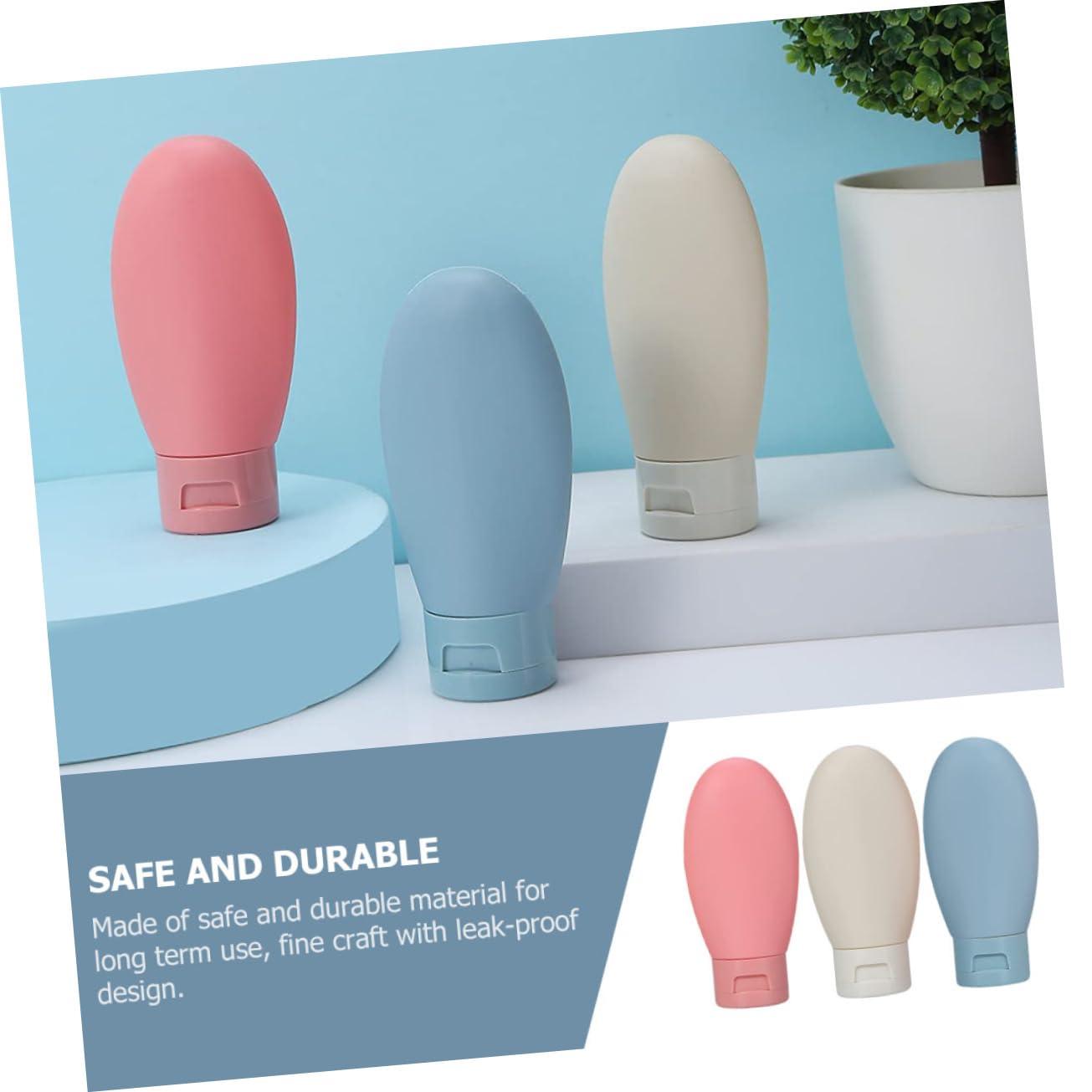 PAMINGONO PAMINGONO 3pcs Squeeze Bottle Ketchup Dispenser Cosmetic Travel Containers Bottle Dispenser Small Liquid Containers Small Travel Containers Lotion Bottles Soapdish Shampoo Dispenser Plastic