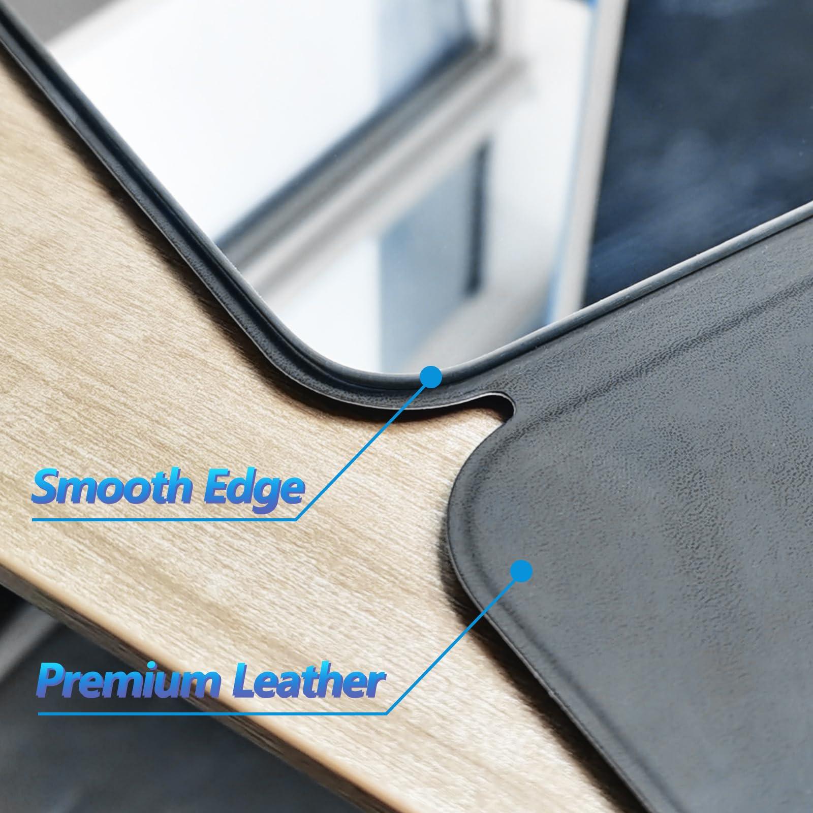 BREIDMKFM BREIDMKFM Folding Mirror Portable Mirror, PU Leather Mirror with Adjustable Stand Cute Compact Mirror for Women & Girls Pocket Makeup Mirror for Travel (4.2W2.8L), Cat Starry Sky