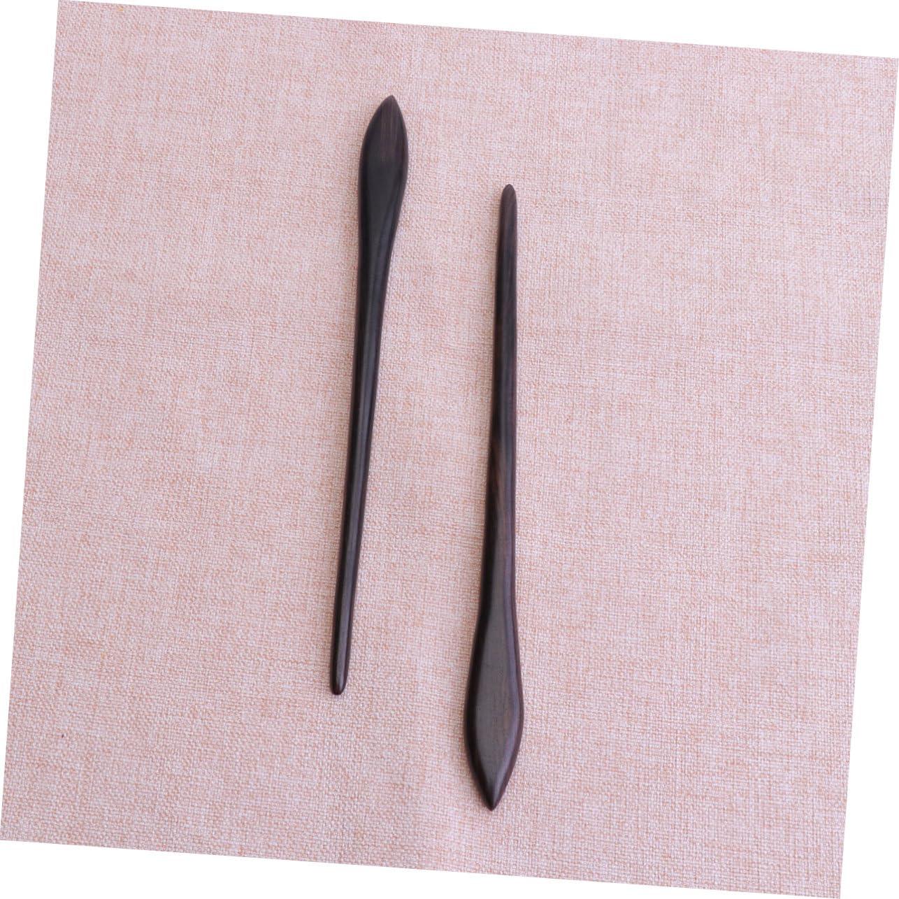 Beavorty Beavorty Hair Stick Sandalwood Oriental Hair Clips 6 Pcs Vintage Hairpin Sandalwood Hair Clip Retro Hairpin Antique Hair Claw Vintage Hair Clip