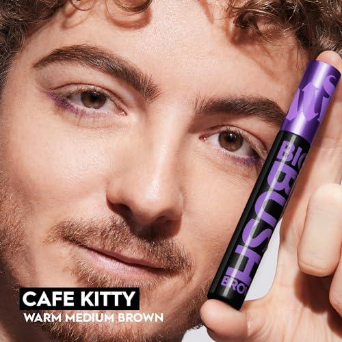 URBAN DECAY Urban Decay Big Bush Volumizing Tinted Brow Gel (Caf Kitty - Warm Medium Brown), Waterproof, Smudge-Resistant, Flake-Resistant, Buildable Brow Gel Fibers, Up to 24 HR Hold - 0.19 fl oz