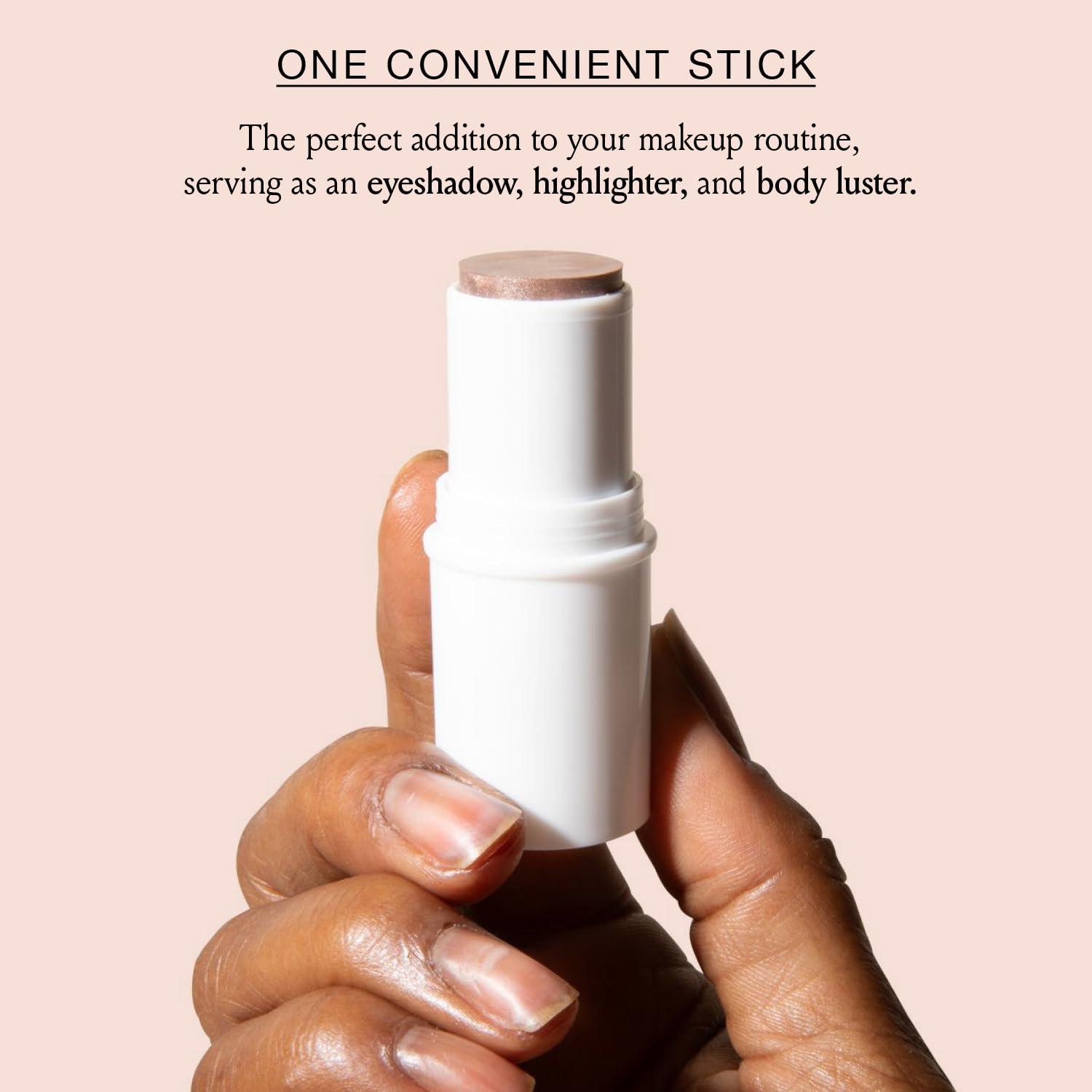 BOOM! by Cindy Joseph BOOM! by Cindy Joseph Boomstick Glimmer - Natural Face Highlighter Stick & Illuminator for Face & Body - Multi-Use Vegan Makeup Stick for Older Women & Mature Skin