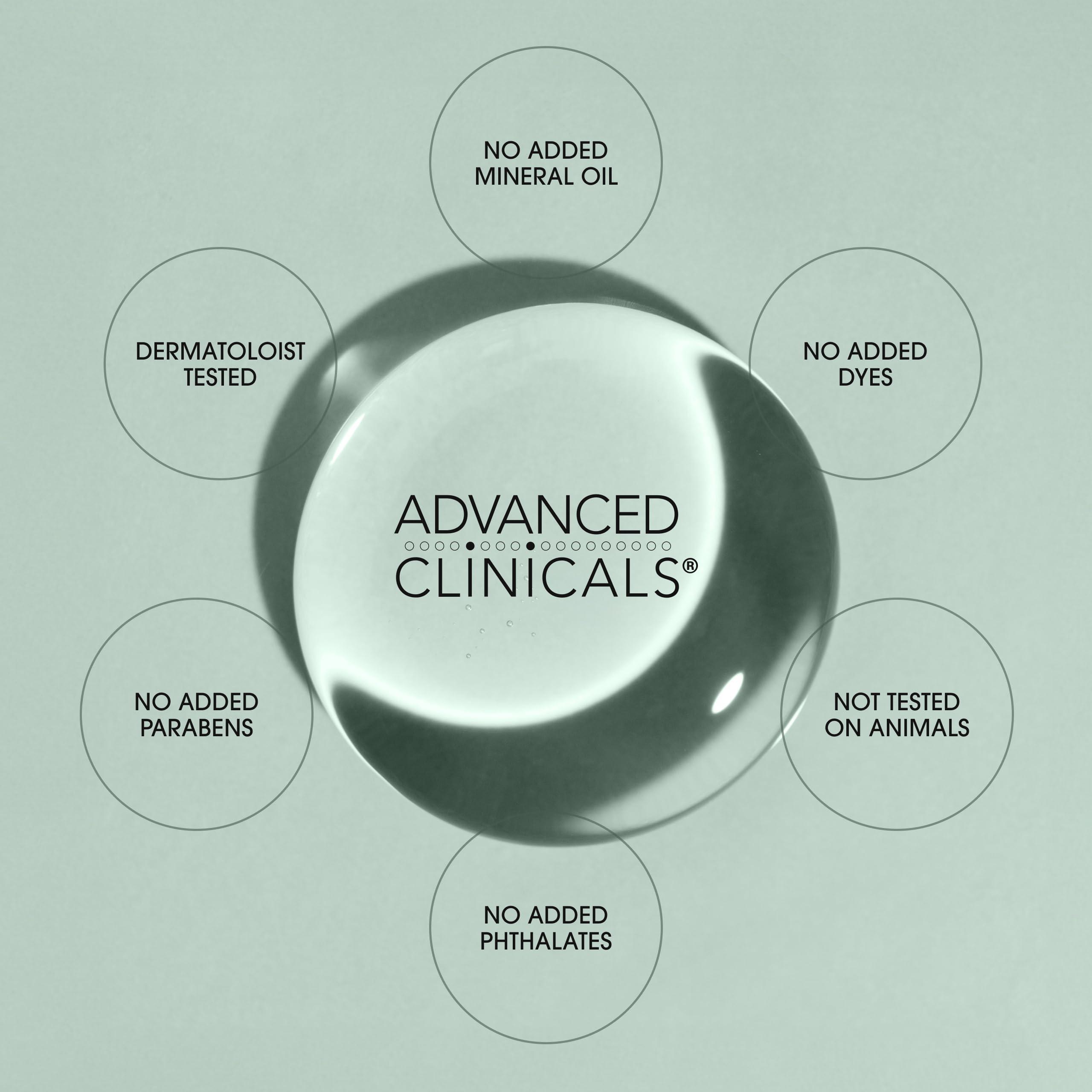 Advanced Clinicals Advanced Clinicals Firming Collagen Body Oil Skin Care Moisturizer | Massage Body Oil | Tighten, Firm, & Hydrate Collagen Oil For Scars, Wrinkles, Crepey Skin, & Stretch Marks, 2-Pack