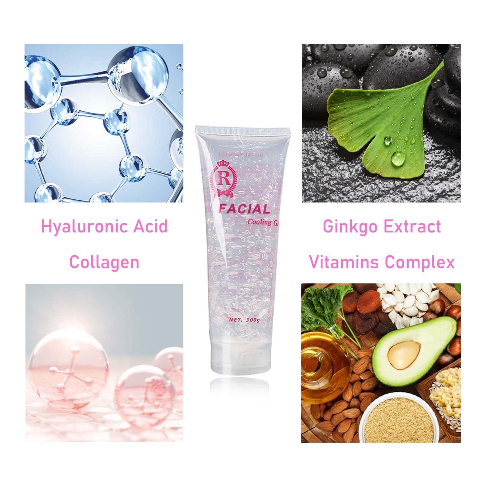 CUTEGO Cooling Gel for Laser Hair Removal and RF Radio Frequency Devices - Hydrating and Comfortable Skin Care Solution, 300g