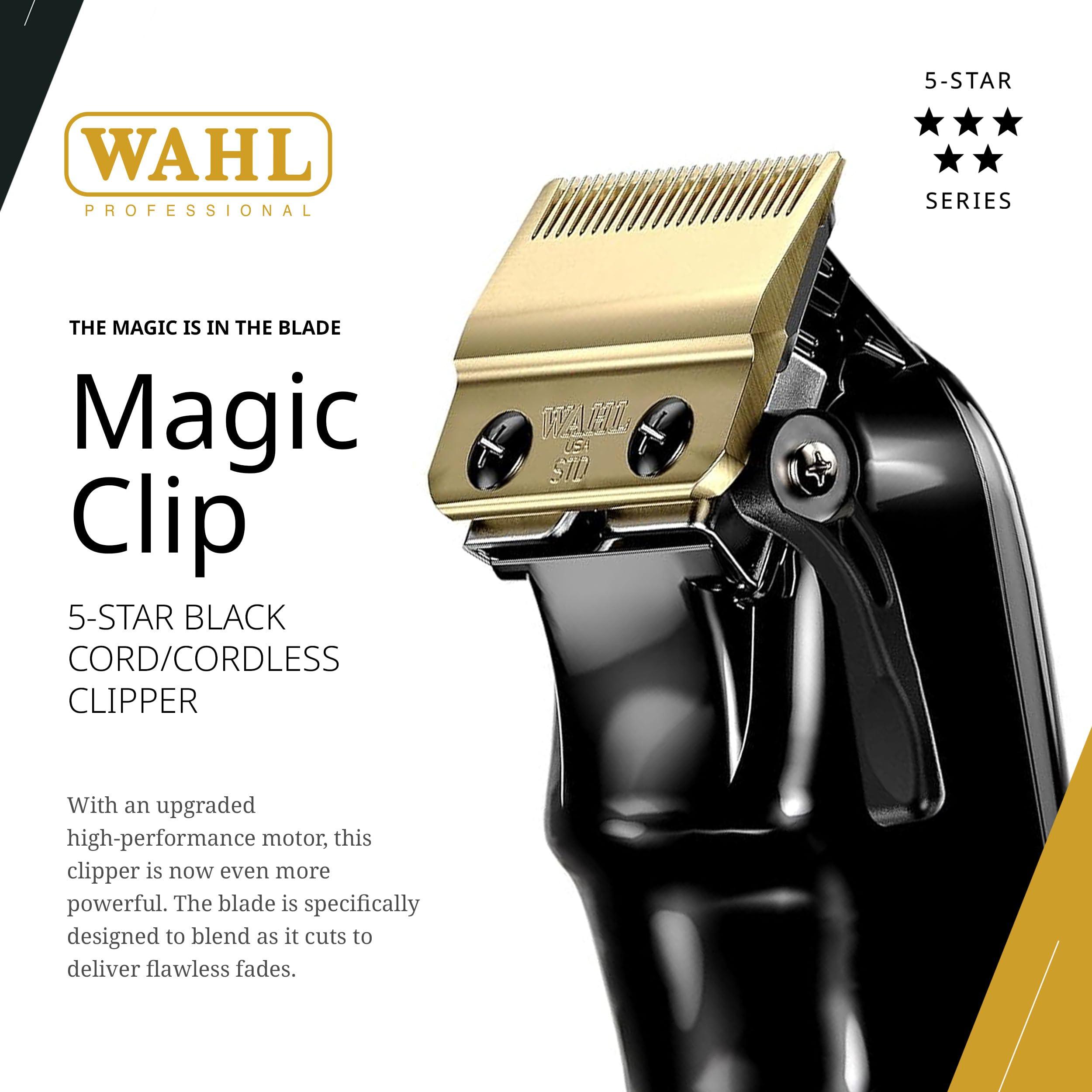 Wahl Professional Wahl Professional 5 Star Magic Clip Corded and Cordless Clipper High Performance 100 Min Runtime