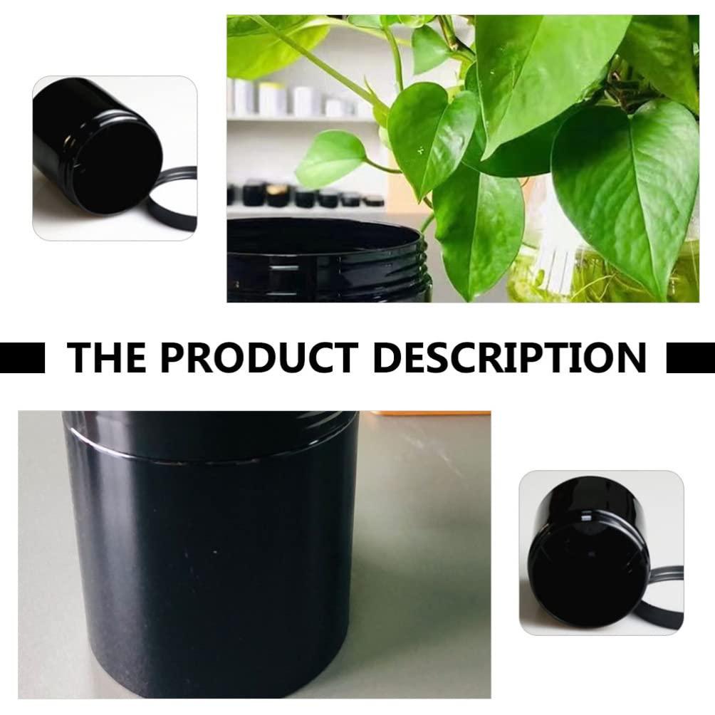 Hemoton 6pcs Plastic Cream Jar Travel Bottles Cosmetic Bottles Storage Bottles Facial Cream Containers Cream Jars Plastic Lotion Bottles Face Mask Jars Makeup Jars Makeup Containers