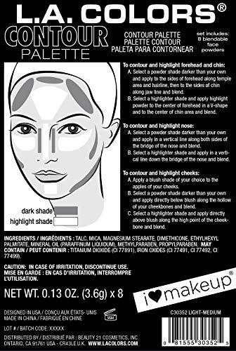 L.A. COLORS L.A. COLORS I Heart Makeup Contour Palette C30352