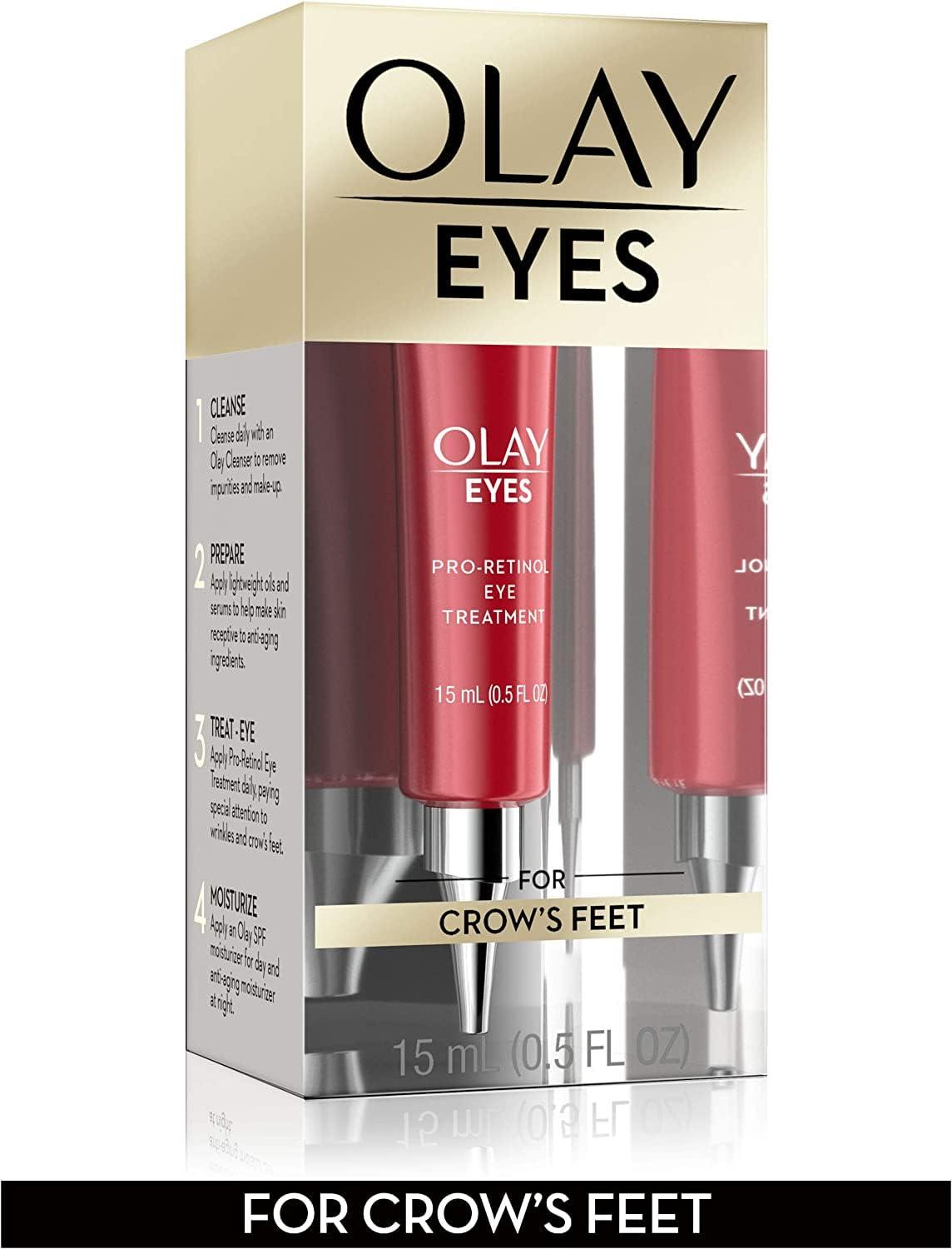 Olay Olay Eyes Pro Retinol Eye Cream Anti-Wrinkle Treatment for Crow's Feet, 0.5 fl oz