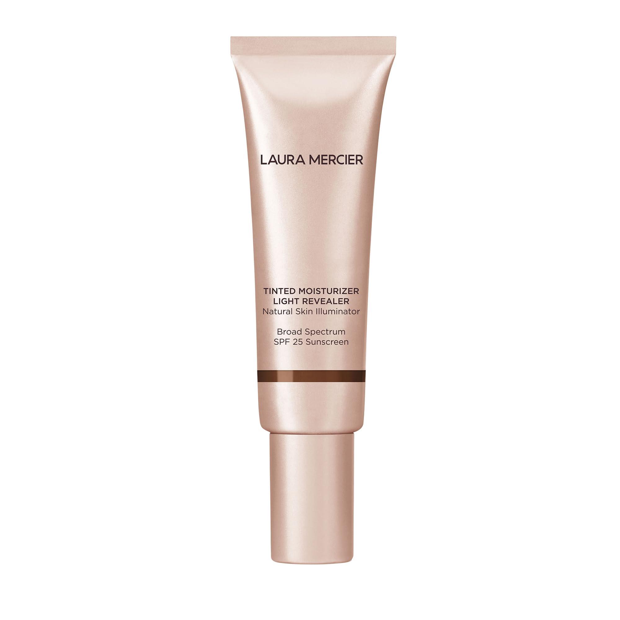 Laura Mercier Laura Mercier Tinted Moisturizer Light Revealer Natural Skin Illuminator with SPF 25: All Day Hydration, Ultra-Sheer Coverage, Luminous & Radiant Finish, Skin Tint, Cacao