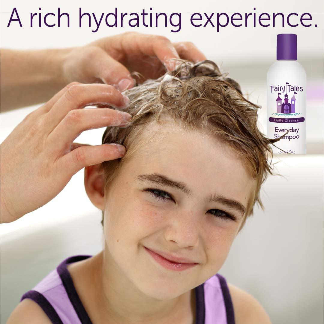 Fairy Tales Fairy Tales Daily Cleanse Everyday Kids Shampoo + Conditioner set - Gentle Natural Defining, Tangle Free, Moisturizing and Hydrating Formula, Paraben Free - 12 oz Shampoo and 12 oz Conditioner