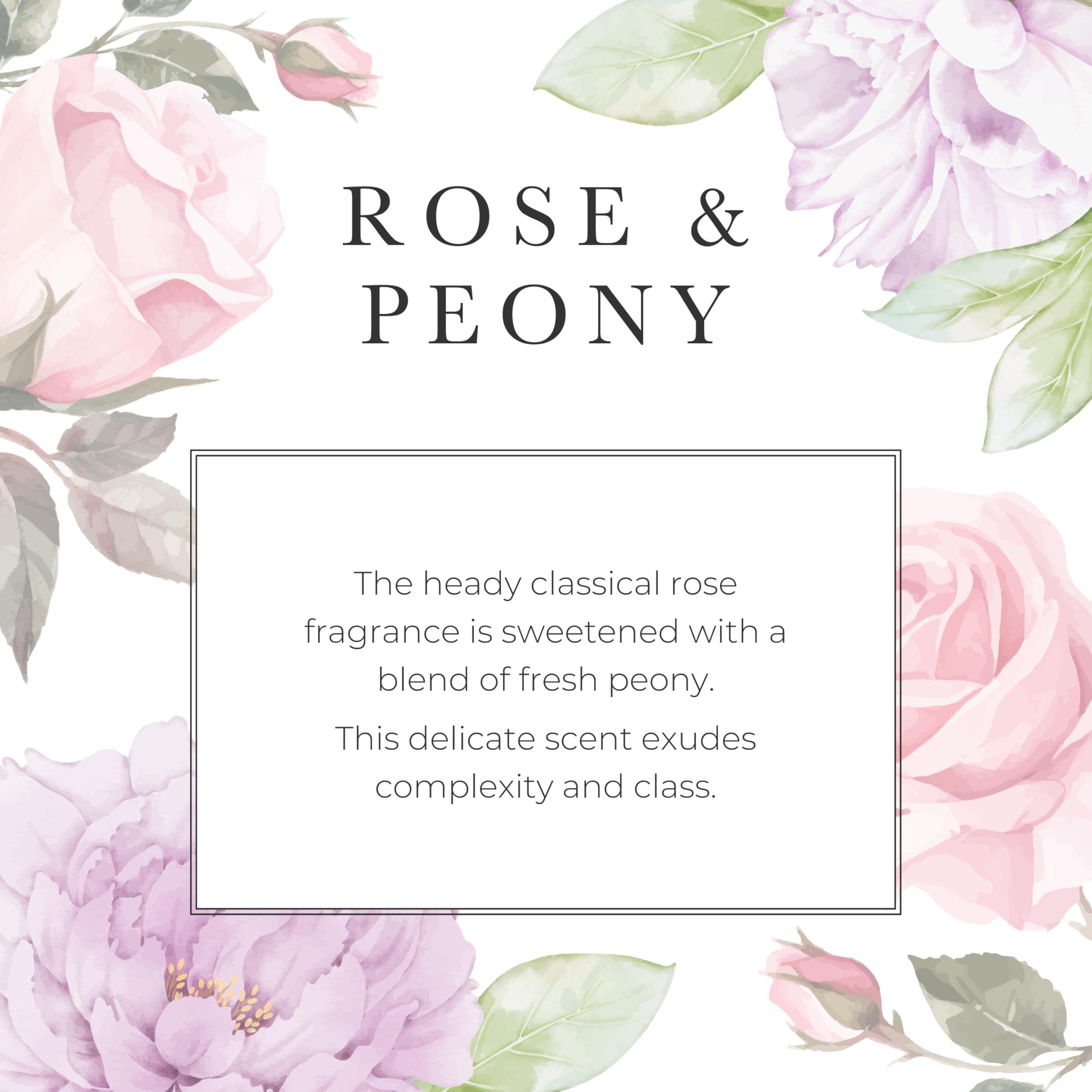 Pecksniff\'s Pecksniff\'s Moisturizing Hand Wash - Vitamin B Enriched, Natural & Gentle Cleanser, Luxurious Hand Wash 500ml/16.9 fl oz (Rose & Peony)