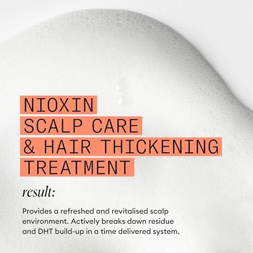 Nioxin Nioxin System 4 Scalp + Hair Thickening Treatment | Serum for Colored or Damaged Hair with Progressed Thinning | 3.4 Fl oz.