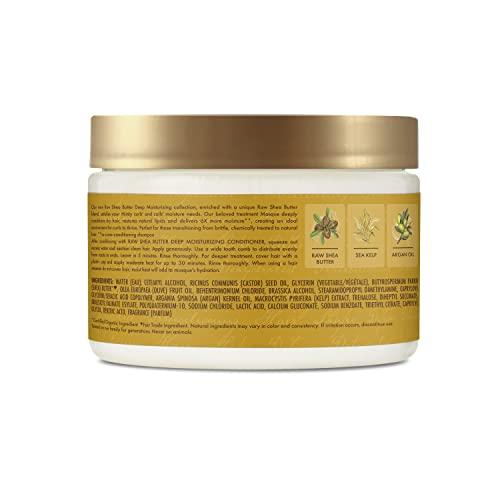 SheaMoisture SheaMoisture Raw Shea Butter Deep Treatment Masque Hair Treatment, 12 Ounce
