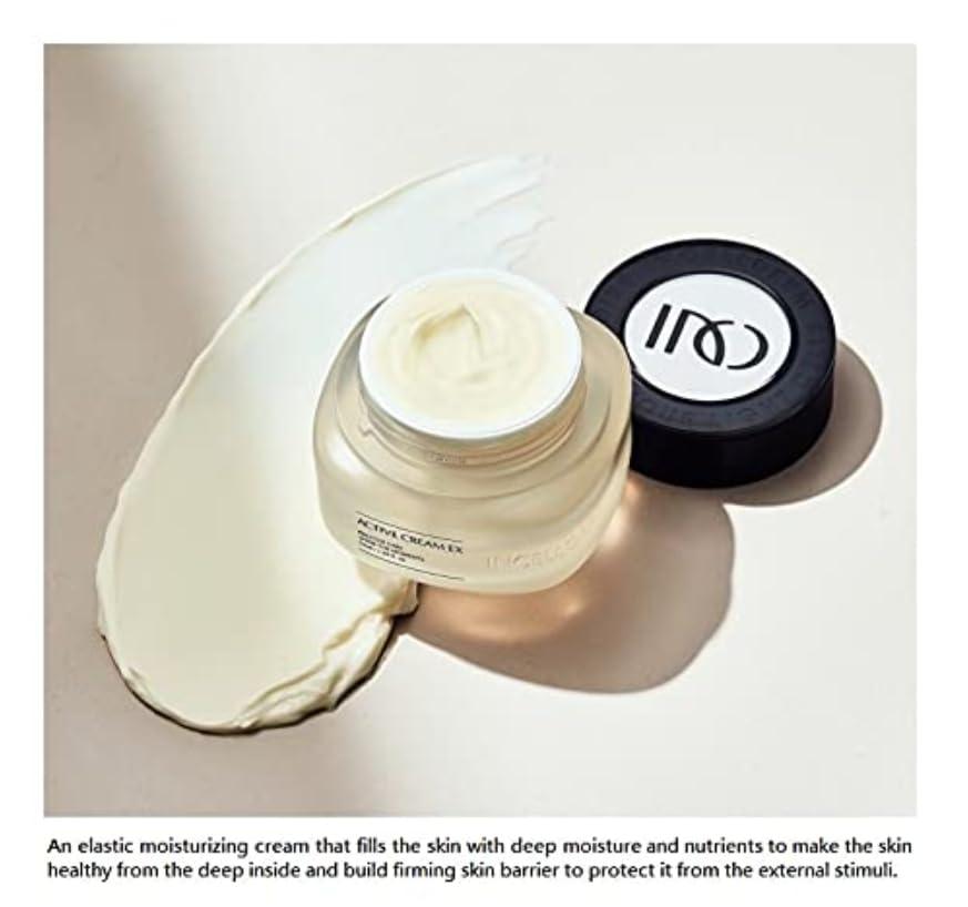 ZIOSTAND ZIOSTAND Incellderm Active Cream 50ml - Strengthen Skin Barrier, Plant Stem Cell, Intense Moisturizing, K-Beauty, Made in Korea