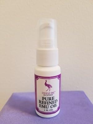 Purple Emu Generic Purple Emu AEA Certified Fully Refined Emu Oil 1oz. Bottle Good for a Wide Array of Applications, Off White