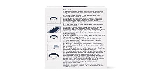 Equate Beauty Equate Beauty Charcoal Pore Combo Strips for Nose & Face, 14 Strips (Pack of 2)